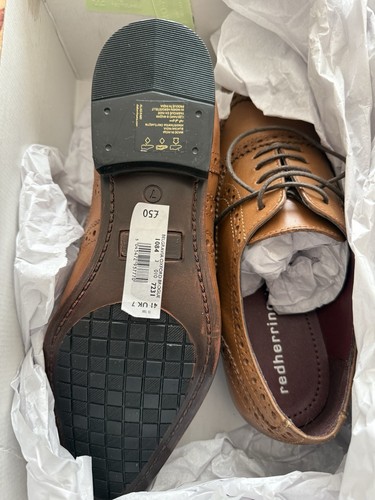 Mens redherring leather lace - redherring,