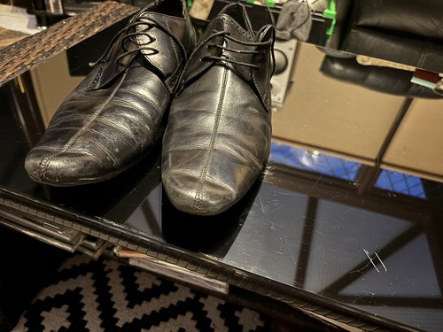 Men size black leather - men’s, 11